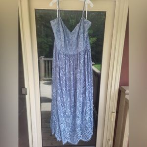 Lace bridesmaid dress